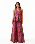 Paisley Luxe Embellished With Wide Leg Pants