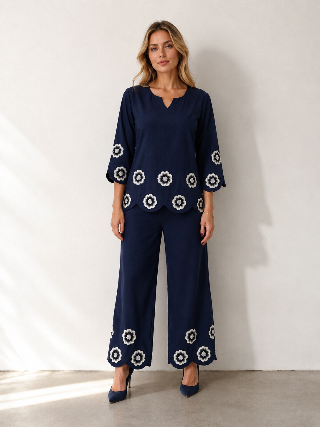 Noir Bloom Co-ord Set